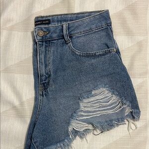 Blue Denim Shorts